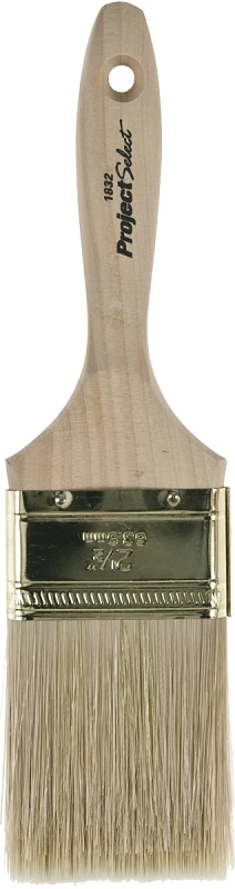 2.5 Inch Poly/bristle Wall Paintbrush Model Wc1832 For Varnish And Paint