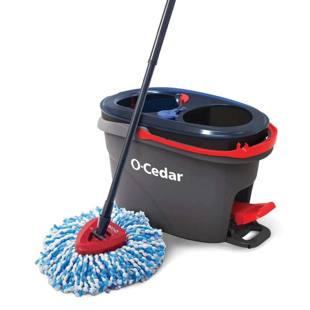 Rinse Clean Mop Kit with Bucket, Mop & Microfiber Head
