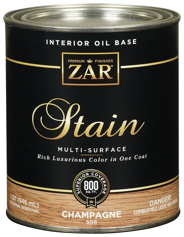 Interior Wood Stain, Champagne, Qt.