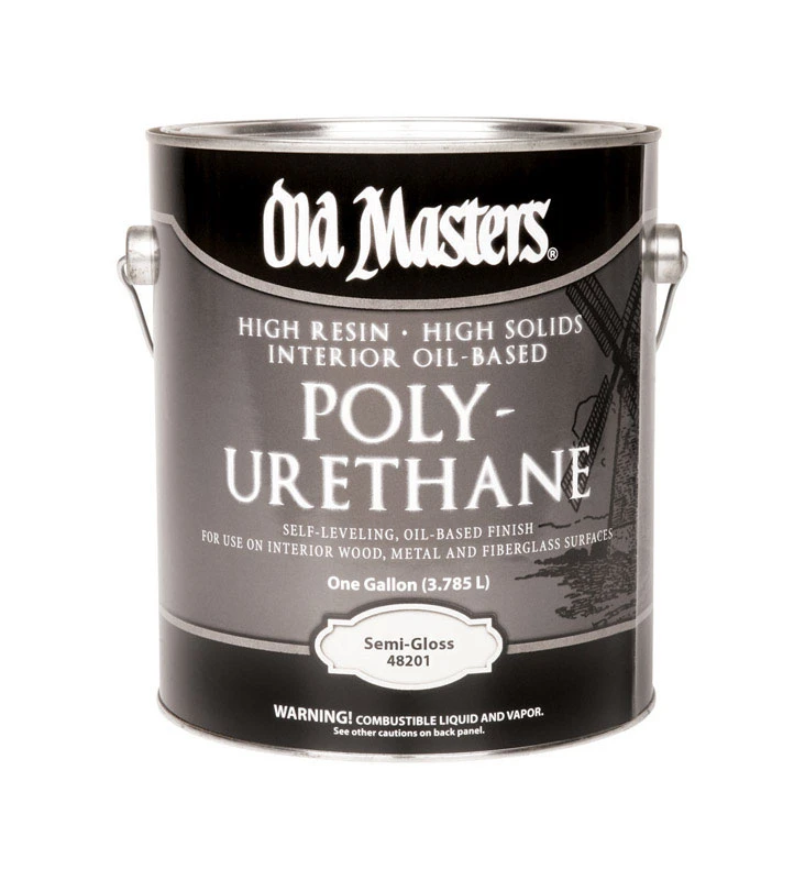 Polyurethane, Oil-Based, Semi-Gloss, Clear,Gallon