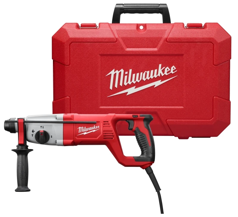 SDS Plus Rotary Hammer Kit, 8-Amp Motor, 1 In.