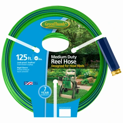 Medium Duty Garden Hose, 5/8-inch X 125-ft, 300+ Psi, 4-year Warranty