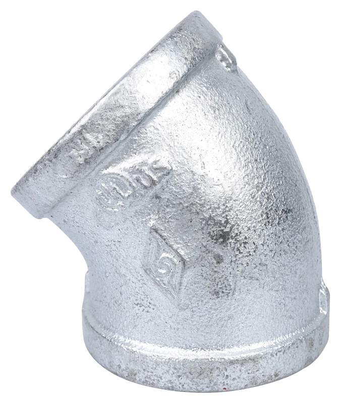2 Inch Galvanized 45 Degree Elbow - Model 4-2g By Worldwide Sourcing