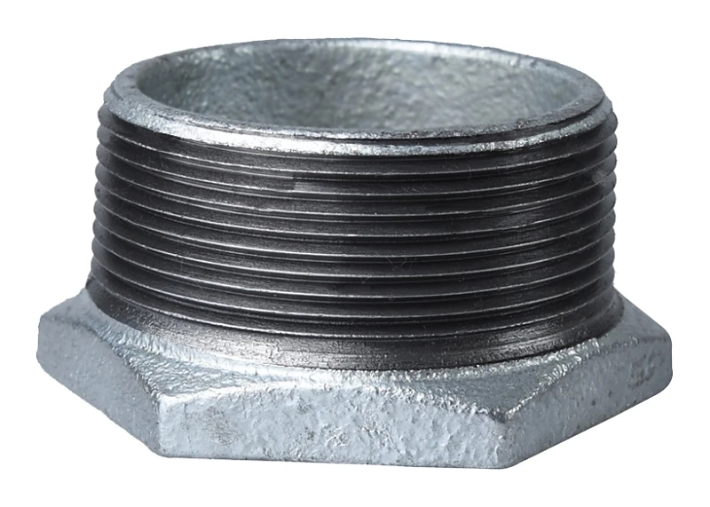 Galvanized Malleable Hex Pipe Bushing 2 Inch X 1.5 Inch - Model 35-2x1-1/2g