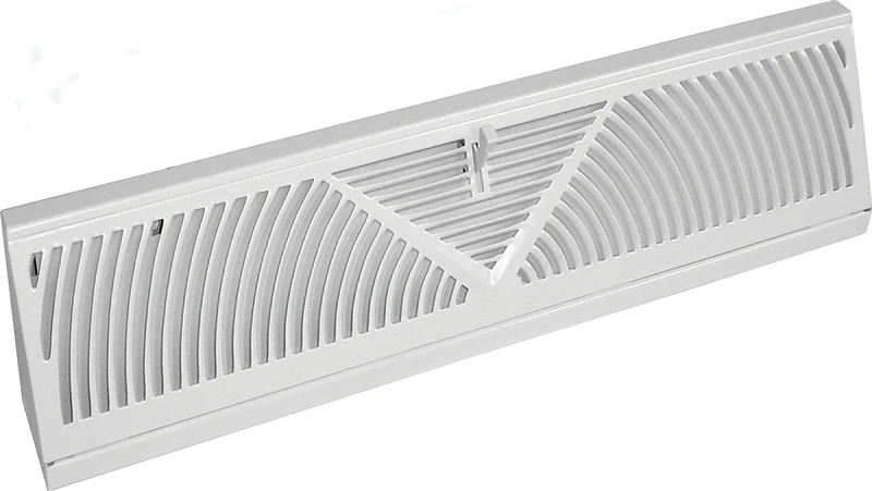 Rg1626-a White Baseboard Register, 15 Inch Length, 2-3/4 Inch Width, Steel