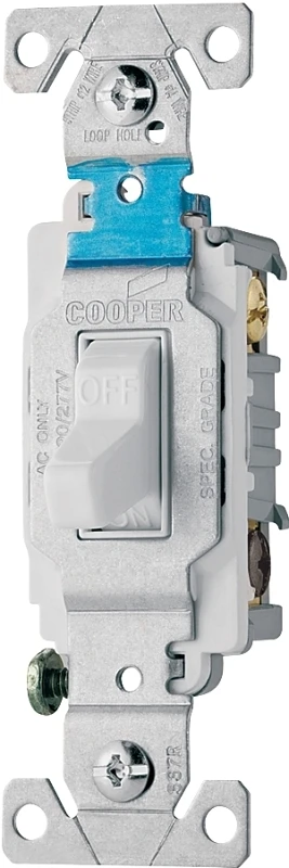 Cs315w 15-amp 3-way Toggle Switch - White Commercial Grade