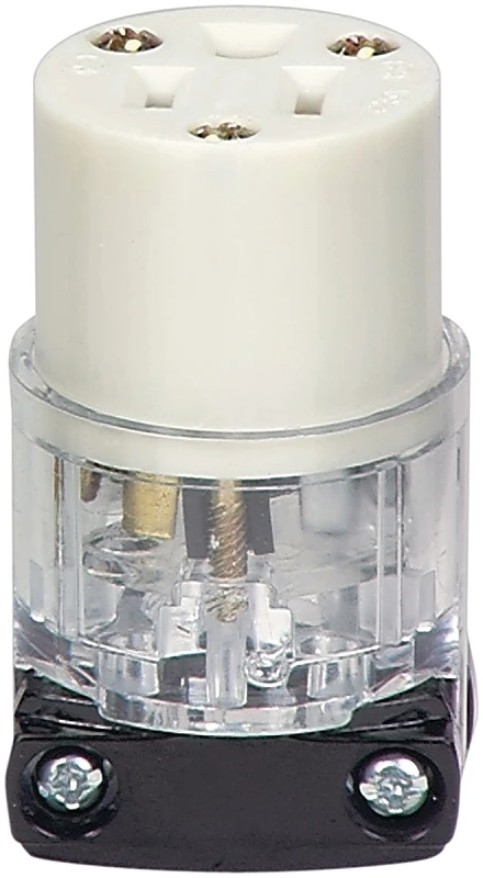 Wd8269 Hospital 3-wire Ground Connector, 15 Amp, 125 Volt