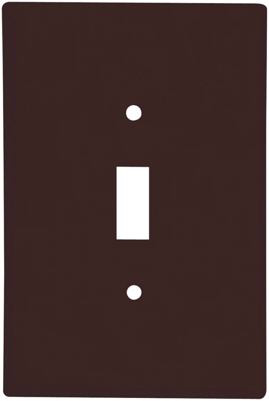 2144b-box Oversized 1-gang Toggle Light Switch Wall Plate, Brown, 3.50 X 5.25 In.