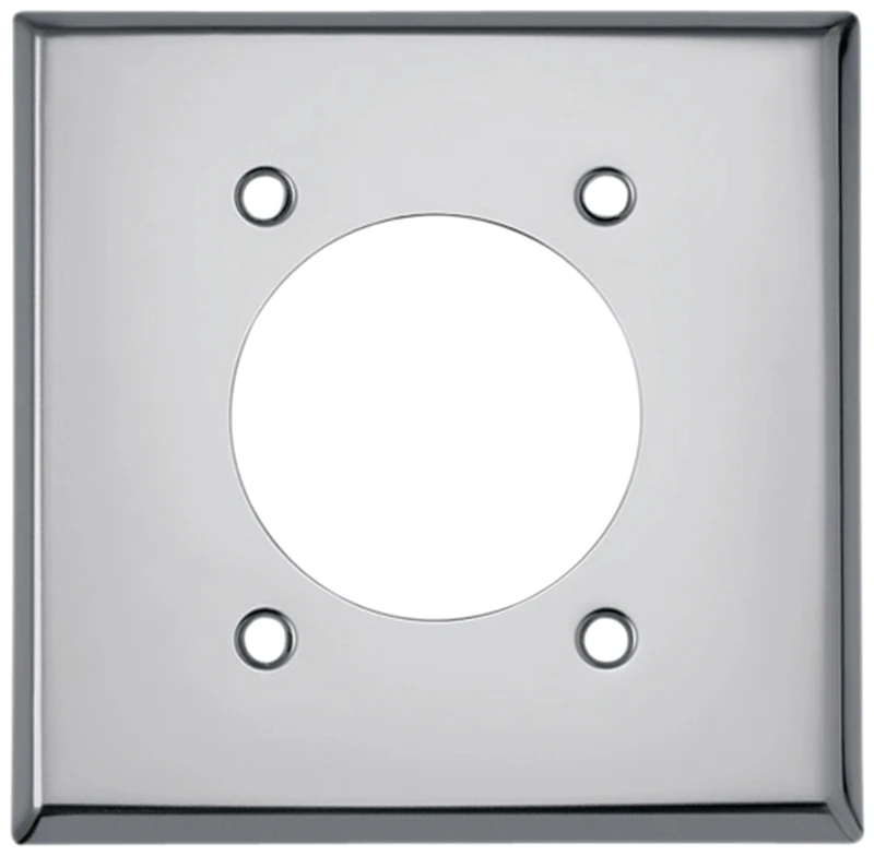 68-box 2-gang Metal Wallplate For Range And Dryer Receptacles