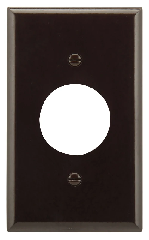 2131b-box Single Gang Brown Receptacle Wall Plate 2-3/4 In X 4-1/2 In