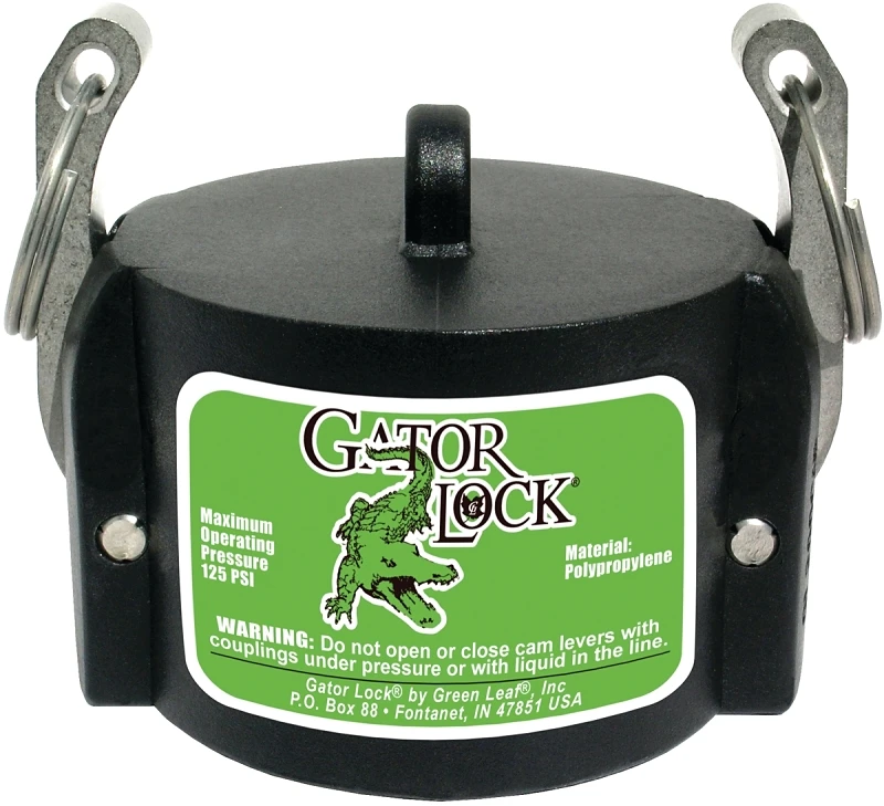 150cap Cam Lock Cap, 1-1/2 In, Male, 125 Psi Pressure Class, Polypropylene