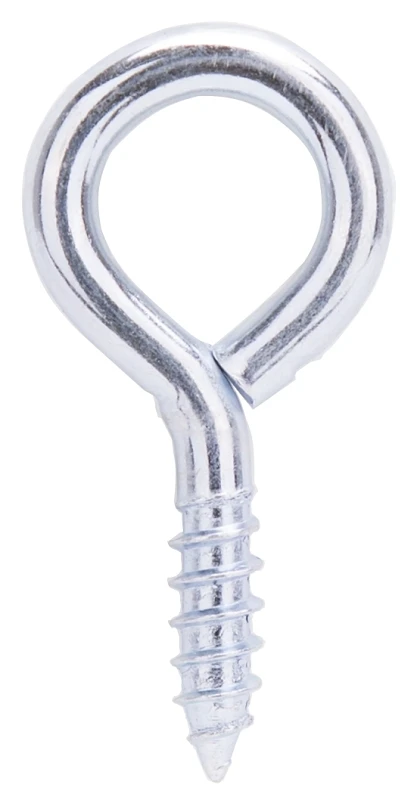 Mintcraft Lr213 #6 Zinc Large Steel Eye Screw, 100 Pk, Rust Resistant