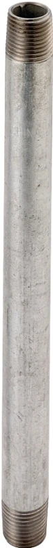 1-1/4 Inch X 6 Inch Galvanized Standard Pipe Nipple - Right Hand Threads