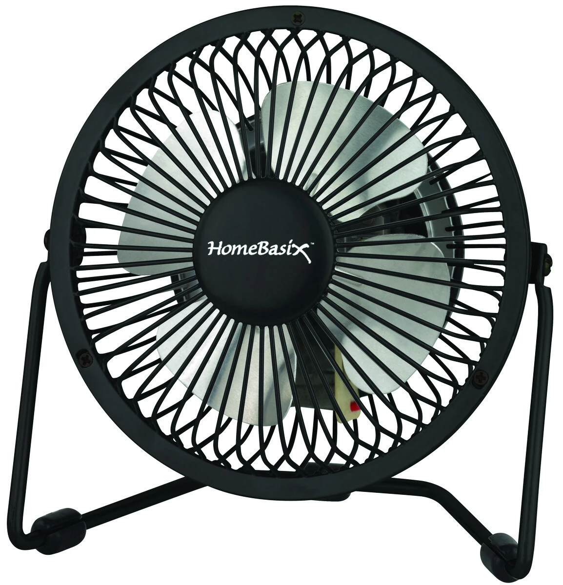 Mini Black Fan 4 Inch 1 Speed With Adjustable Tilt