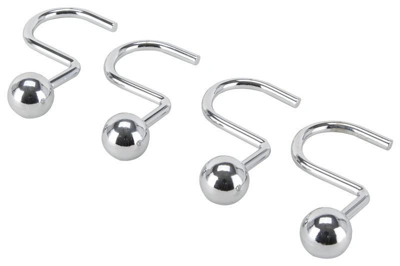 Durable Chrome Ball Curtain Hook - Model Sd-cbh-ch By Simple Spaces