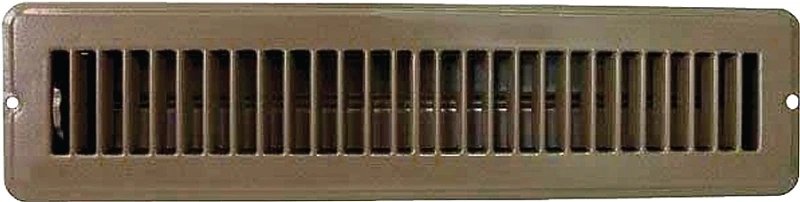 Fr01-2x14b Brown Steel Floor Register, 2 In H X 14 In W