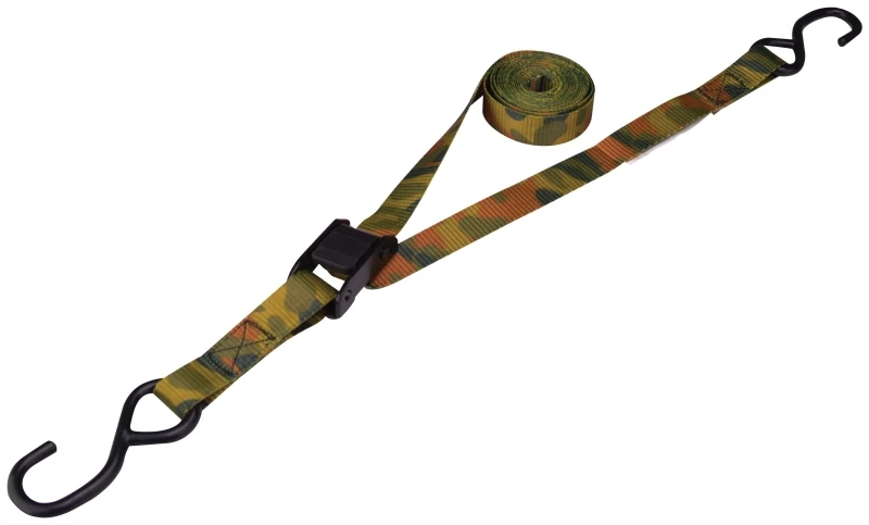 Fh64068 1 In X 10 Ft Cambuckle Tie Down, 400 Lb, 4-pack, Camouflage
