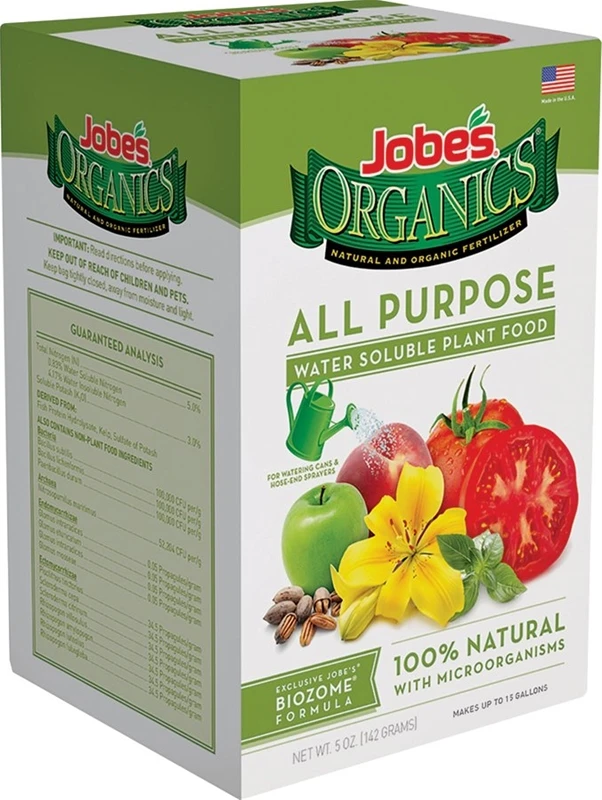 08255 Organic All-purpose Fertilizer, Water Soluble, 5 Ounce Box