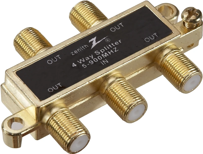 Vs1001sp4w 4-way Coaxial Splitter 900 Mhz For Enhanced Signal Distribution