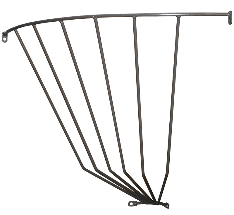76110907 Corner Hay Rack, Solid Steel, Gray, 42 In W X 30 In D X 41 In H