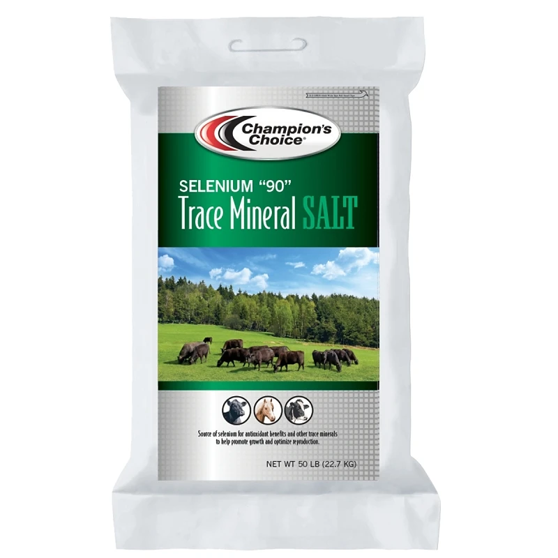 Champion's Choice Selenium 90 Trace Mineral Salt, 50 Lb Bag - Cargill