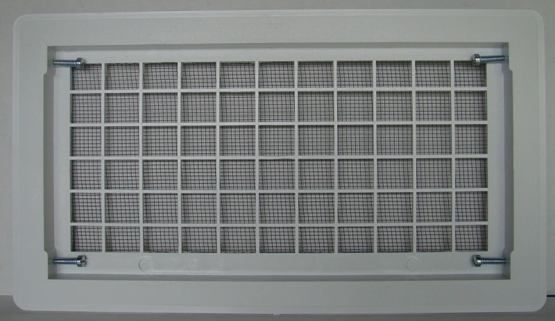 510wh Open Air Grill Foundation Vent, White - 7-3/4 In X 15-1/4 In