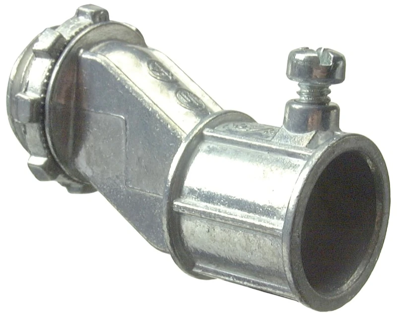 03707b Emt Offset Connector, 3/4 Inch Zinc Die-cast