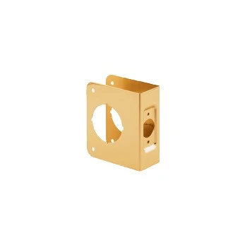 U9543 Brass Recessed Door Reinforcer, 1.37 In. Bore, 2-1/8 In. Diameter