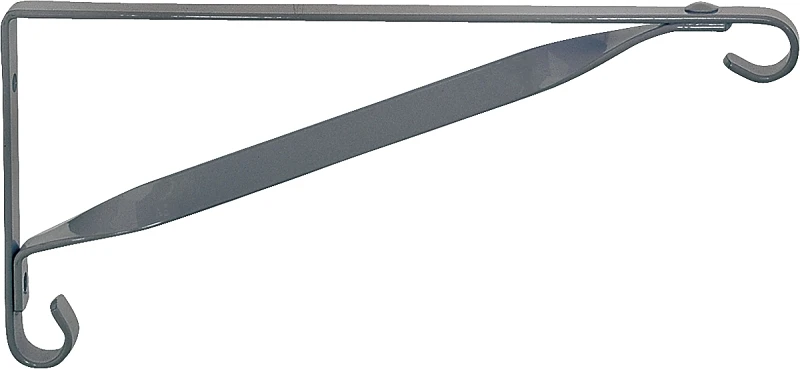 Gb0243l Wall Mount Planter Bracket, 8-inch, Steel, White Finish