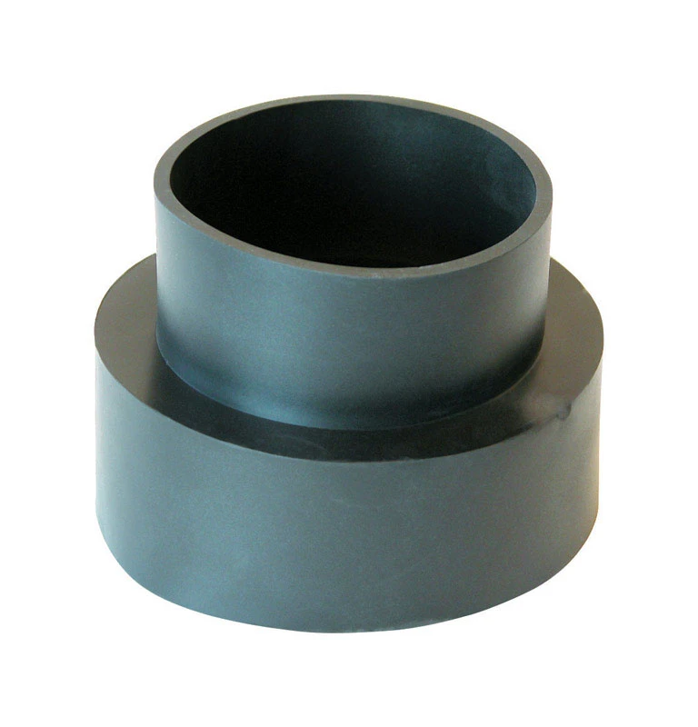 Fernco PDSC-43 Downspout Adapter, Vinyl, Black