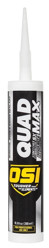 Quad Max Siding & Window Sealant, #406 Beige, 9.5-oz.