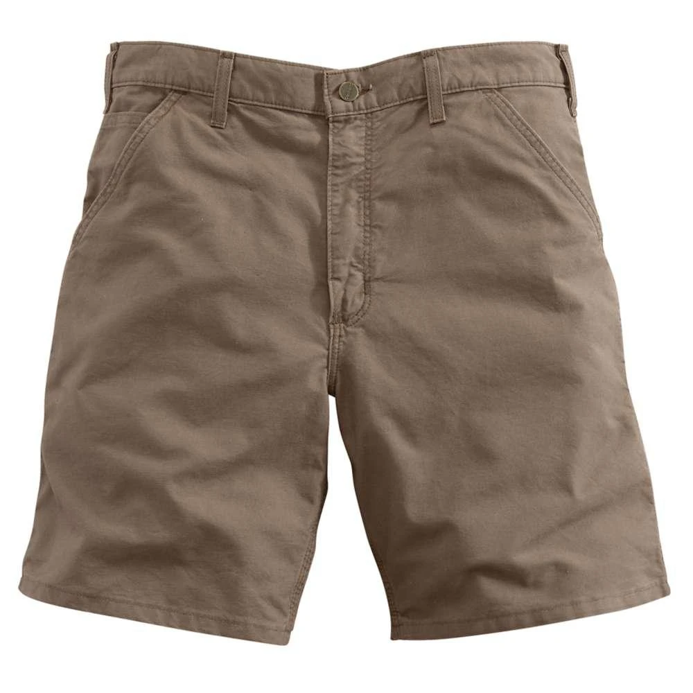 Canvas Work Shorts Loose Original Fit Light Brown Size 33 Waist