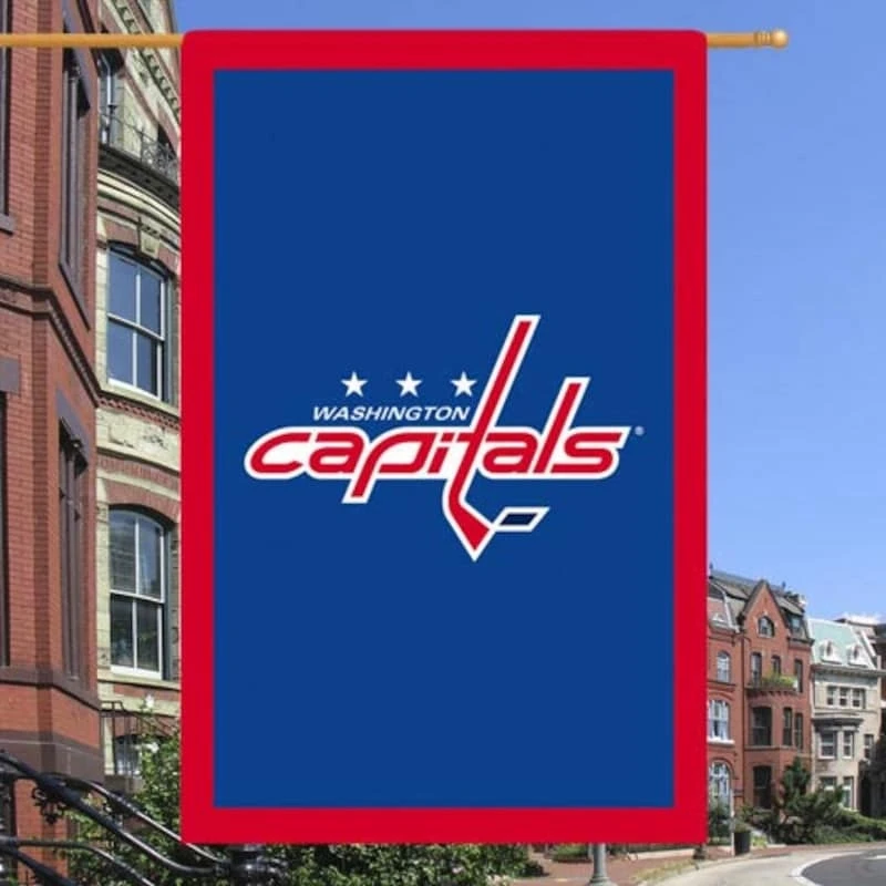 Washington Capitals 28'' X 44'' Double-sided Appliqué House Flag