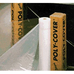795-6x40-c 6mil 40x100 Clear Poly Cover Sheet