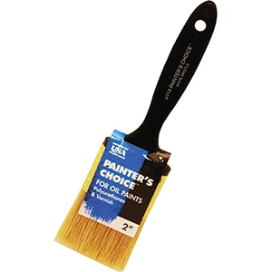 Painter's Choice 2 Inch Flat Paint Brush With White China Bristle
