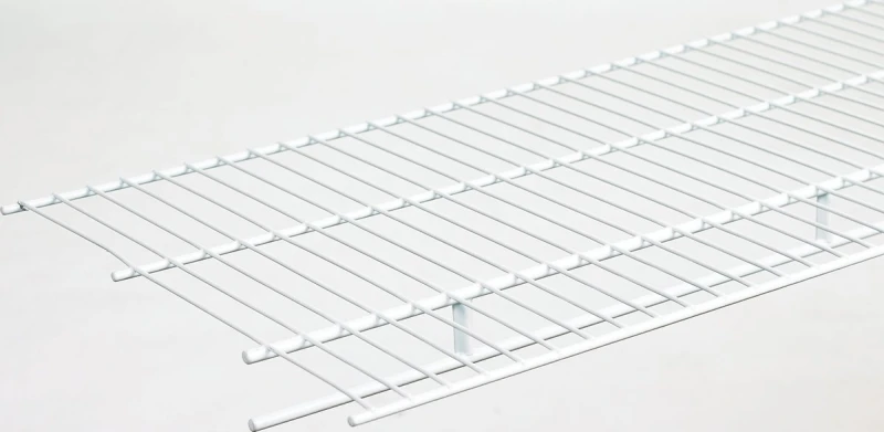 136300 6 Ft. W X 16 In. D Ventilated Wire Shelf & Rod, White