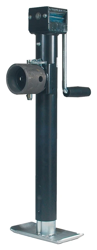 Vi-550 Sidewind Collar Trailer Jack, 5000 Lb Capacity, 15 In Max Lift Height