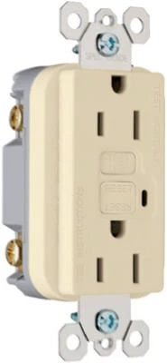 1595icc10 15-amp Ivory Decorator Gfci Electrical Outlet