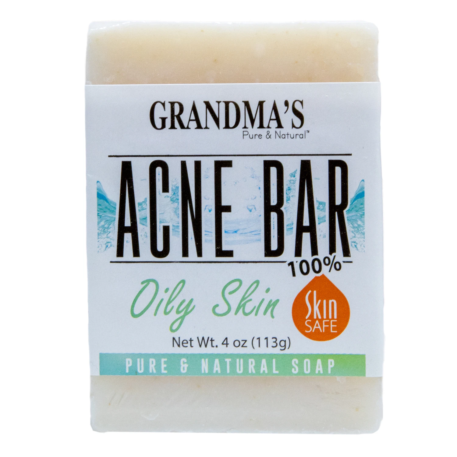 Acne Control Bar-Oily - 4OZ,(Grandma's Soaps)