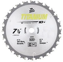 8 1/4" 24 TEETH TITANIUM BLADE