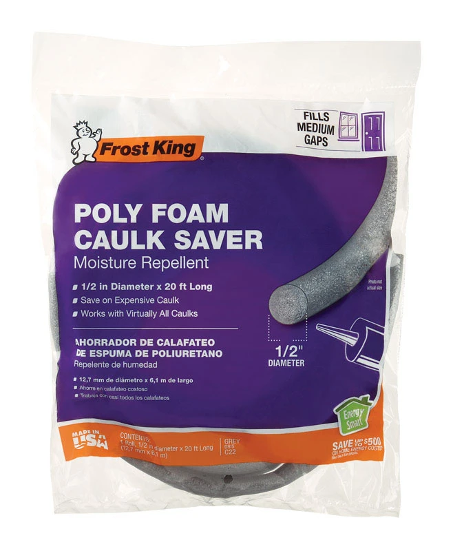 Caulk Saver, 1/2 In. Diam x 20 Ft.