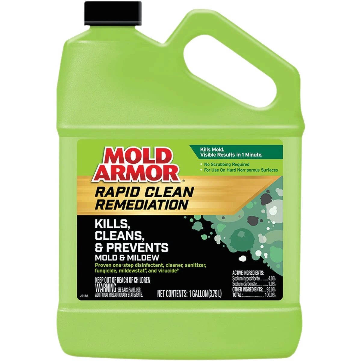 Rapid Clean, Kills, Cleans, Prevents Mold, Gallon
