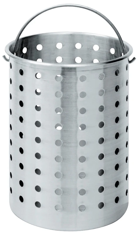 30 Qt. Aluminum Fryer Basket, 11 In. D X 12-3/4 In. H, Model B300