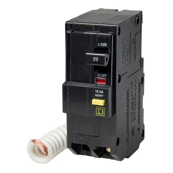 Qo 20 Amp Double-pole Gfci Circuit Breaker Qo220gficp