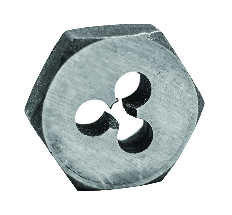 Metric Hexagon Die, Carbon Steel, 10.0 x 1.25mm