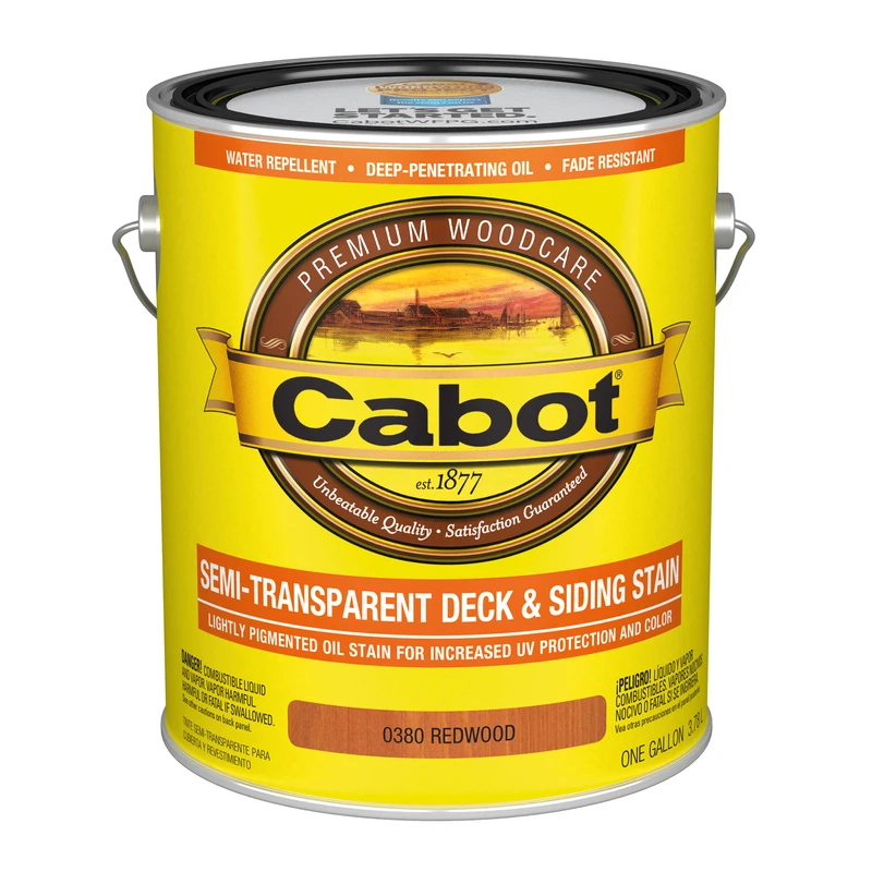 Semi-Transparent Redwood Stain, Gallon