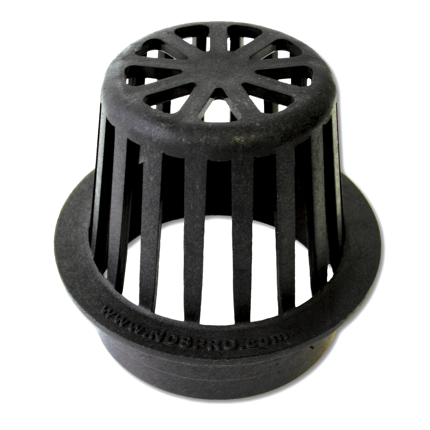 Atrium Grate, Black, 4 In.