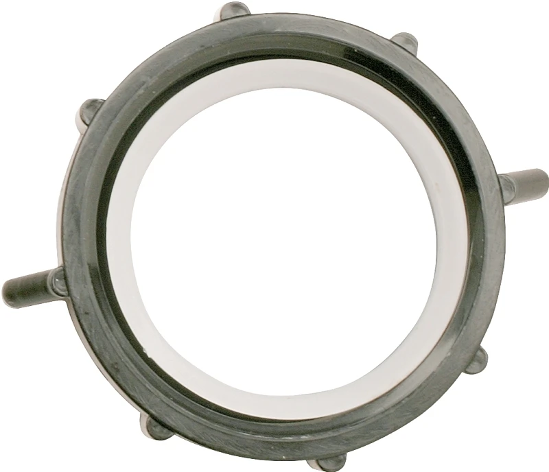 Pp955b 1-1/2 In. Black Plastic Slip Joint Nut With Washer, Pack Of 5