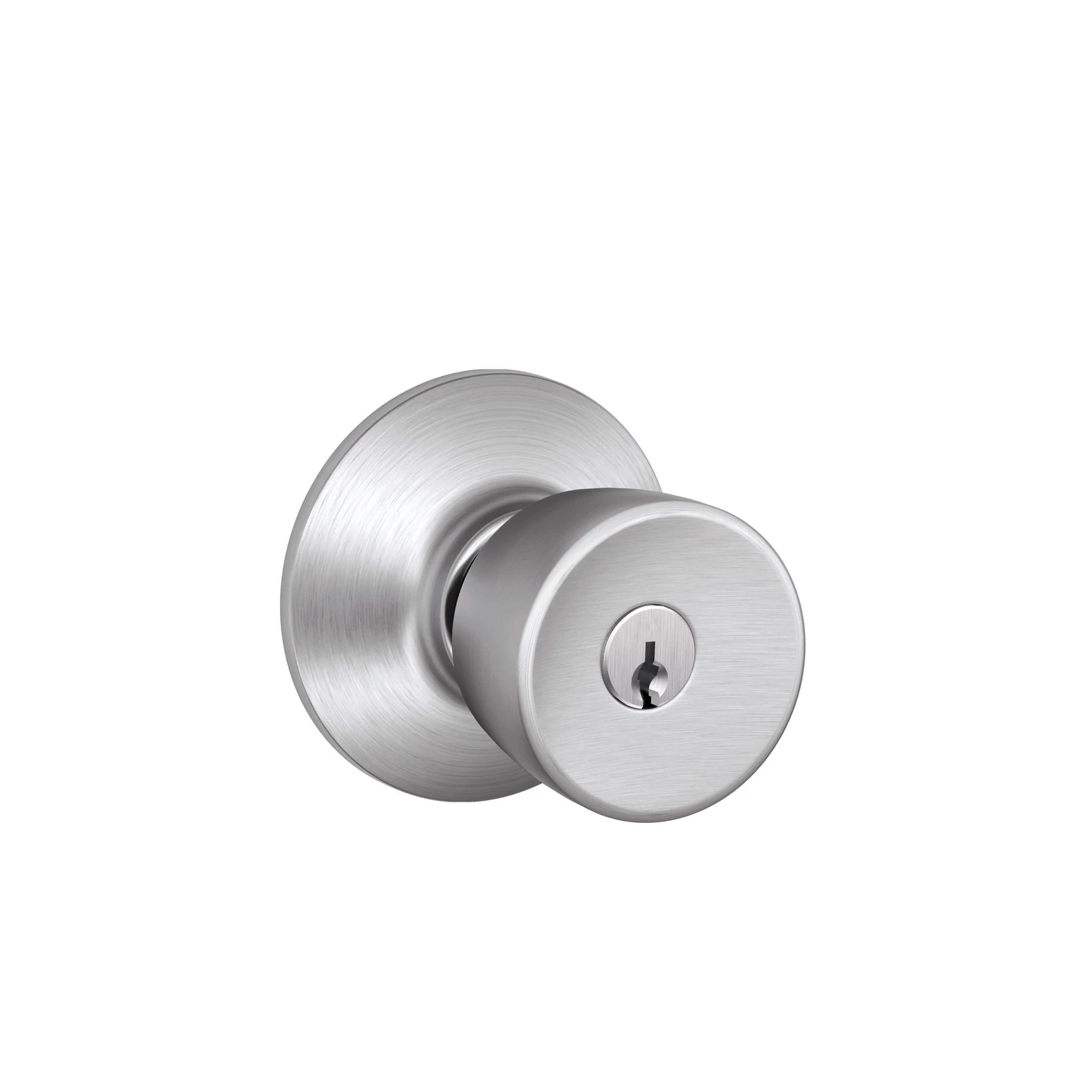 Satin Chromium-Plated Bell Entrance Lockset