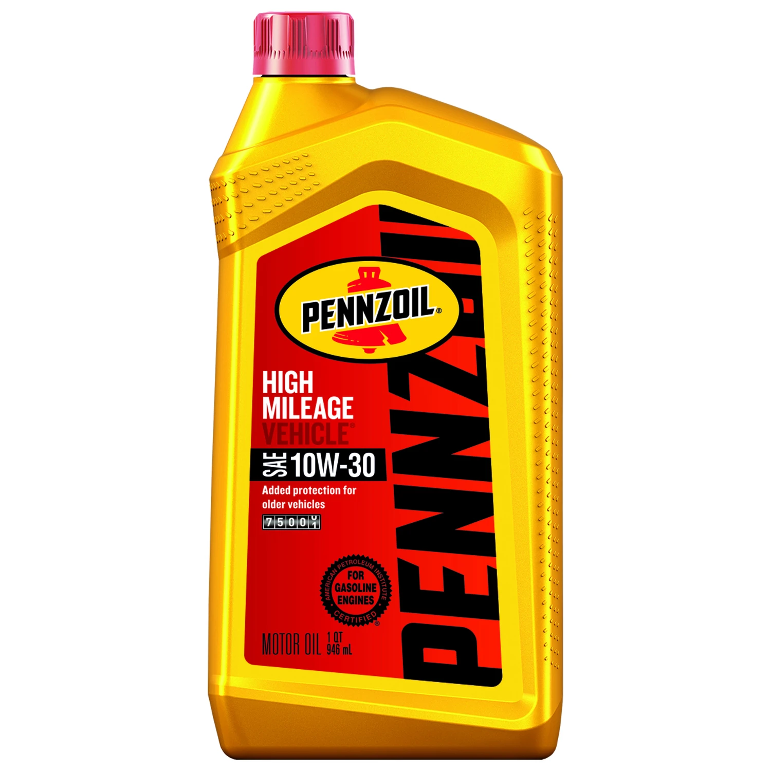 Pennzoil Platinum 550022812 Motor Oil, 10W-30, 1 qt Bottle, 6/PK